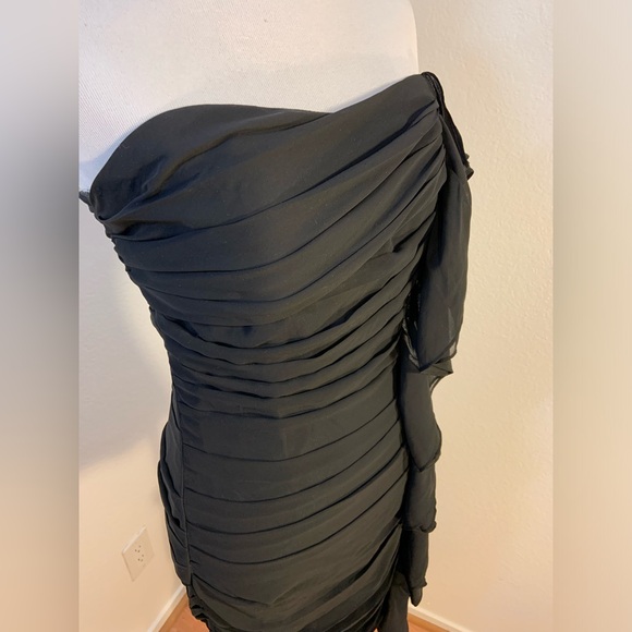 NWOT Guess Strapless Little Black Dress - Size 6 - Picture 5 of 6